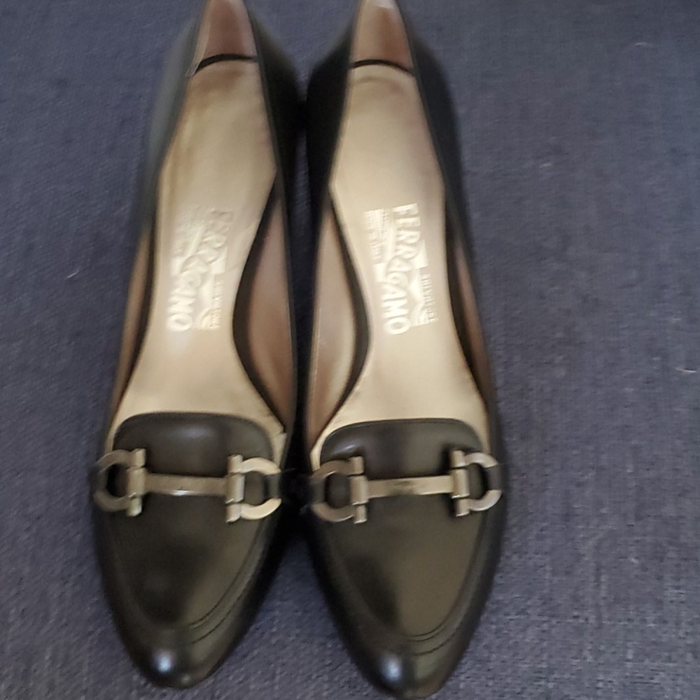 FERRAGAMO black heels